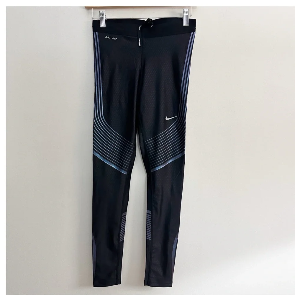 Nike Dri Fit‎ Running Cyclist Gym Pants Stretch Womens Sz XS bundle of 2